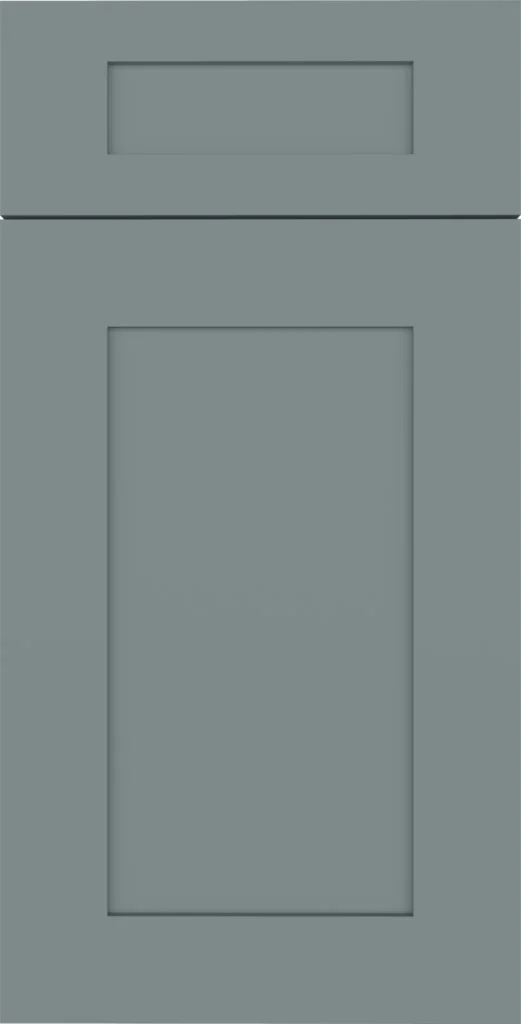 Gray shaker cabinet door