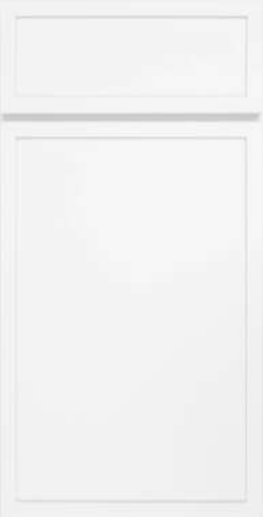 Slim white cabinet door