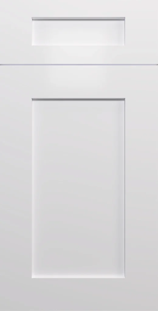White shaker cabinet door
