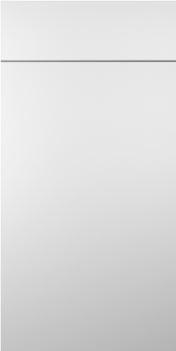 Matt white cabinet door