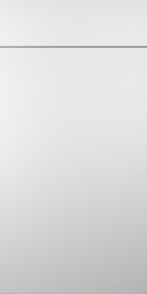 Matt white cabinet door