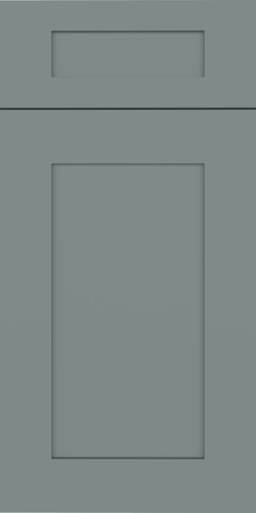 Gray shaker cabinet door