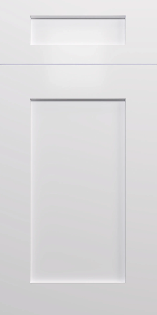 White shaker cabinet door